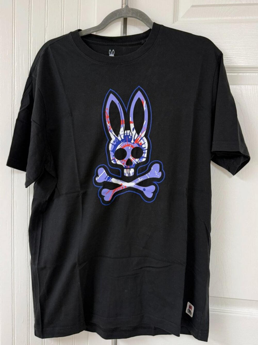 Psycho Bunny Logo Black Graphic Shirt - Size 6